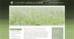 Desktop Screenshot of calvarymedicaltx.com