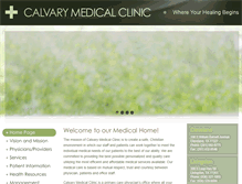 Tablet Screenshot of calvarymedicaltx.com